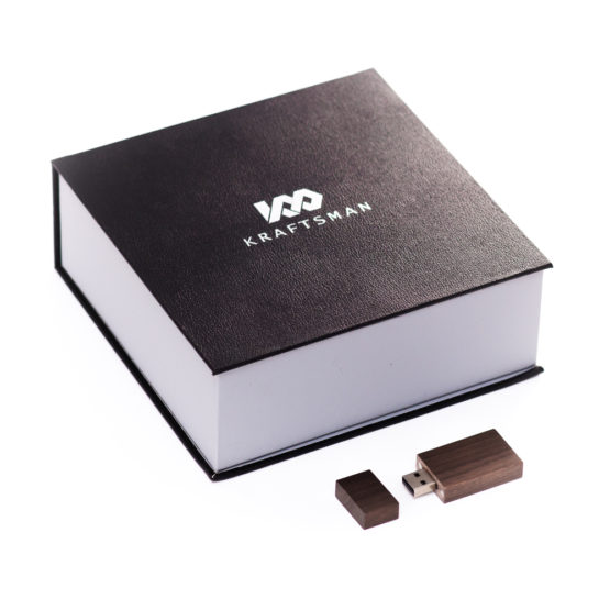 Faux Leather Gift Box and USB Stick Bundle